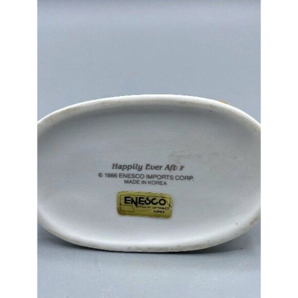 25th Anniversary Happily Ever After Bride and Groom Figurine Cake Topper Enesco - Picture 9 of 10